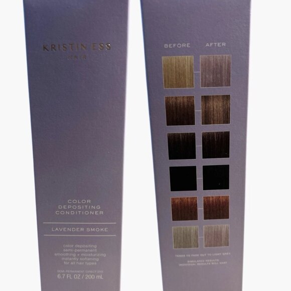 Kristin Ess Color Depositing Conditioner Lavender Smoke 6.7 oz Made in Italy - Picture 5 of 11